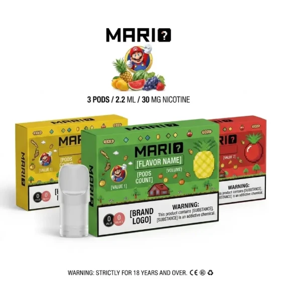 马里奥六代烟弹 2.2ml 3颗装 适配RELX悦刻五代幻影/Pro系列
